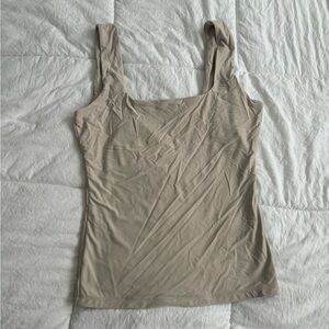 Abercrombie tan tank top